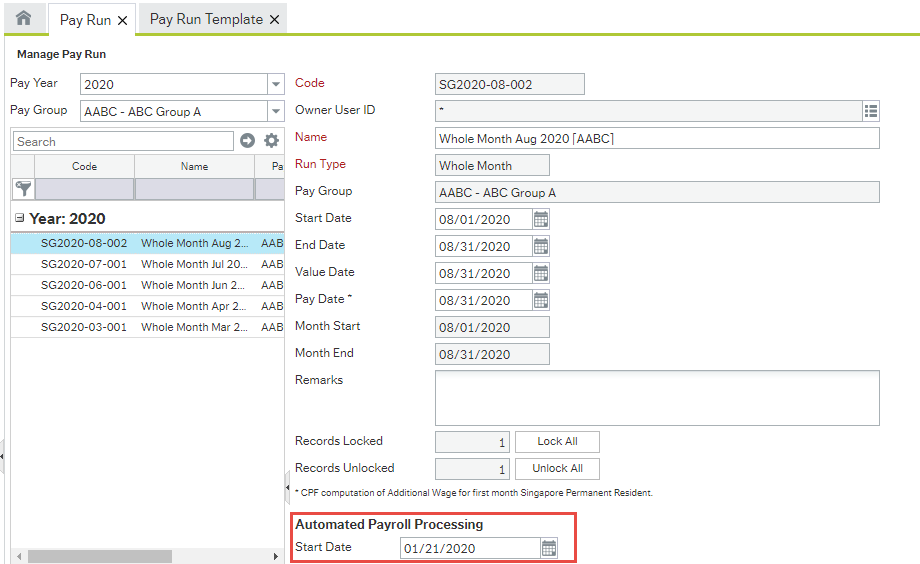 Automated Payroll