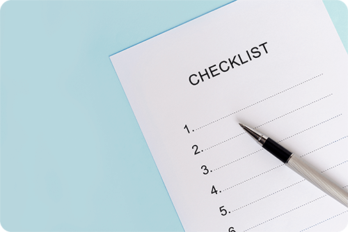 Image of a checklist