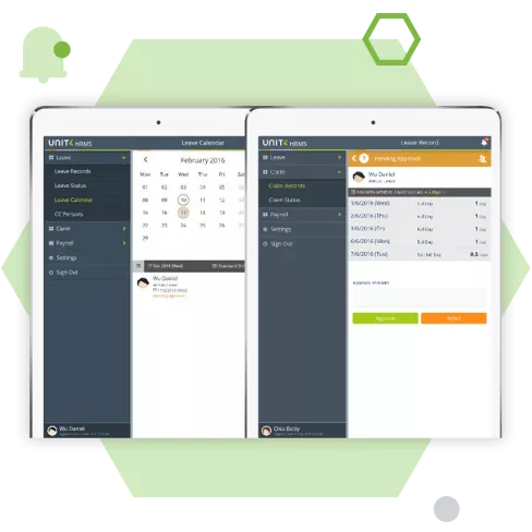Screenshot of Prosoft Leave